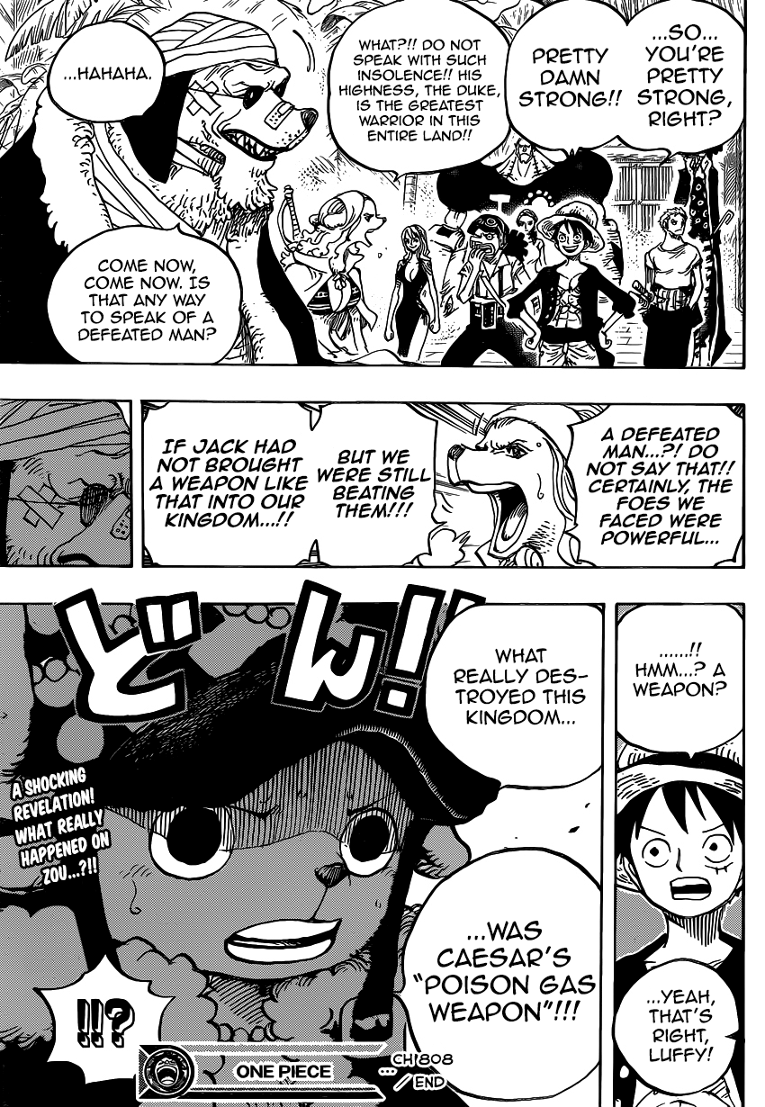 One Piece, Chapter 808 image 17